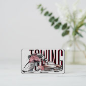 Auto-Zwei-Visitenkarte Visitenkarte (Stehend Vorderseite)