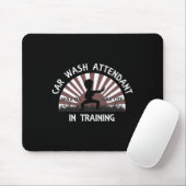 Autoabfall im T-Shirt - Wachs auf Wachs Mousepad (Mit Mouse)
