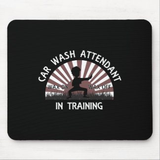 Autoabfall im T-Shirt - Wachs auf Wachs Mousepad