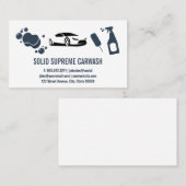 Autoabfall und Detailinformationen | Auto Cleaner Visitenkarte (Vorne/Hinten)