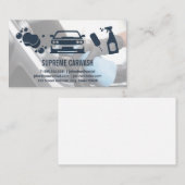 Autoabfall und Detailinformationen | Innenreiniger Visitenkarte (Vorne/Hinten)