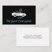 Autoabfall und Detailinformationen | Reinigungsser Visitenkarte (Vorne/Hinten)