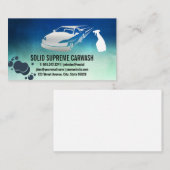 Autoabfall und Detailinformationen | Spray und Sch Visitenkarte (Vorne/Hinten)