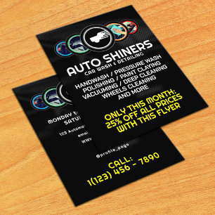 Autoangaben zum Automobillogo Flyer