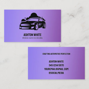 Autoaufbereitung Purple Visitenkarte