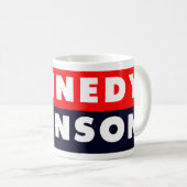Autoaufkleber 1960 Kennedys Johnson Kaffeetasse (VorderseiteRechts)