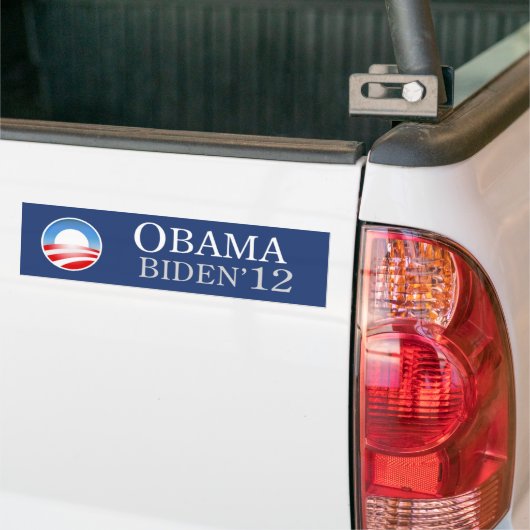 Autoaufkleber 2012 Obama Biden (Auf Lkw)