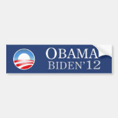 Autoaufkleber 2012 Obama Biden (Vorne)