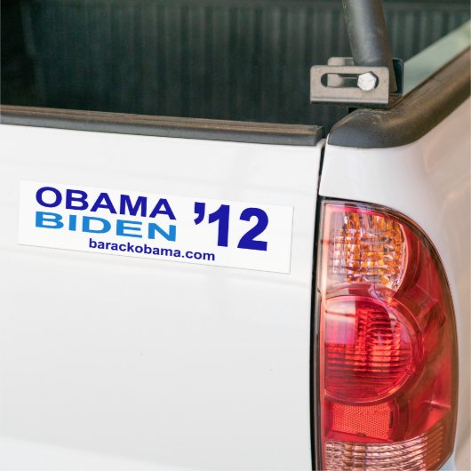 Autoaufkleber 2012 Obama Biden (Auf Lkw)