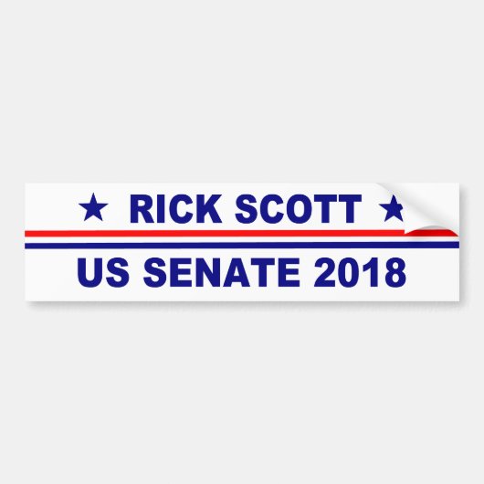 Autoaufkleber 2018 Rick Scott (Vorne)