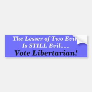 Autoaufkleber--Abstimmung Liberalist Autoaufkleber