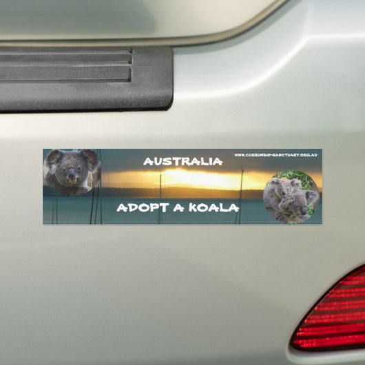 AUTOAUFKLEBER ADOPTIERTE EINE KOALA AUSTRALIA (Auf Auto)