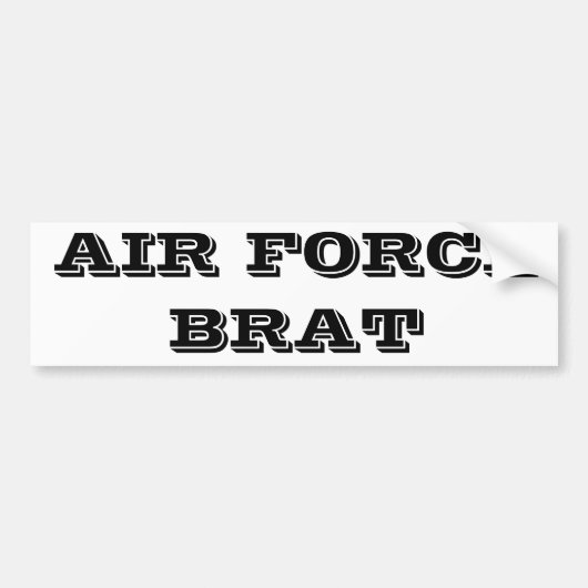 Autoaufkleber Air Force Brat (Vorne)