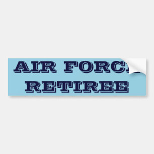 Autoaufkleber Air Force Retire