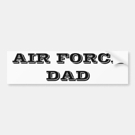 Autoaufkleber Air Force Vater (Vorne)