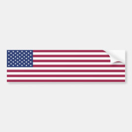 Autoaufkleber American Flag Stretted