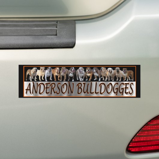 Autoaufkleber Andersons Bulldogge (Auf Auto)