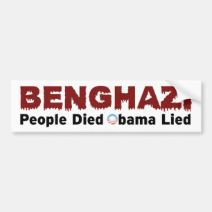 Autoaufkleber Anti-Obama Banghazi