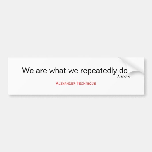 Autoaufkleber - Aristoteles (Vorne)