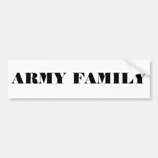 Autoaufkleber Army Family (Vorne)