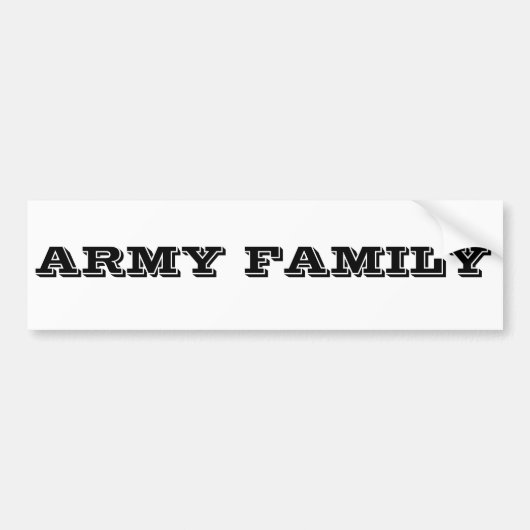 Autoaufkleber Army Family (Vorne)