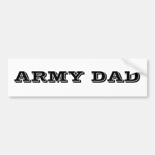 Autoaufkleber Army Vater (Vorne)