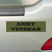 Autoaufkleber Army Veteran (Auf Auto)