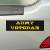 Autoaufkleber Army Veteran (Auf Auto)