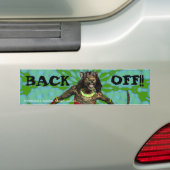 Autoaufkleber "Back Off" (Zurück aus) (Auf Auto)