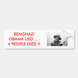 AUTOAUFKLEBER BANGHAZIS /OBAMA