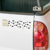 Autoaufkleber Birthday wünscht Paw Prints (Auf Lkw)