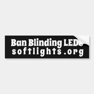 Autoaufkleber, Blindbeleuchtung verbieten Autoaufkleber