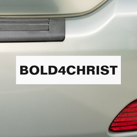Autoaufkleber "Bold4Christ" (Auf Auto)