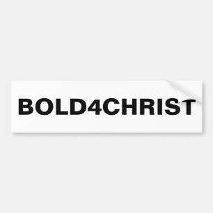 Autoaufkleber "Bold4Christ"