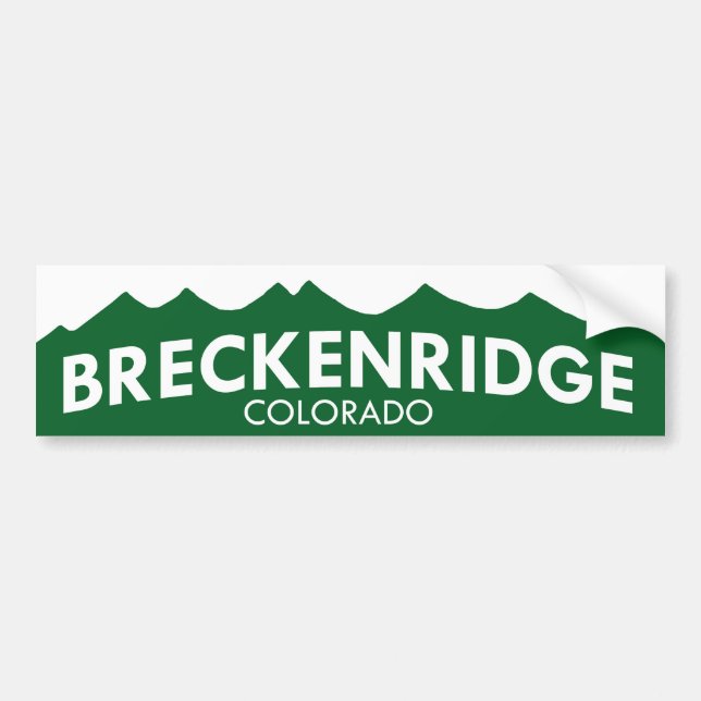 Autoaufkleber Breckenridges Colorado (Vorne)