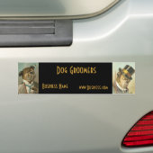 Autoaufkleber Business Vintag Dog Groomer (Auf Auto)