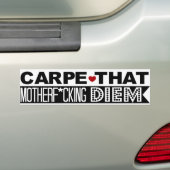 AUTOAUFKLEBER: Carpe dieses Motherf*cking Diem! Autoaufkleber (Auf Auto)