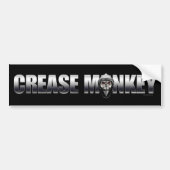 Autoaufkleber Crease Monkey (Hockey Goalie) (Vorne)