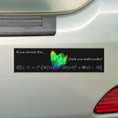 Autoaufkleber: danken Sie Ihrem Mathelehrer! 2 Autoaufkleber (Auf Auto)
