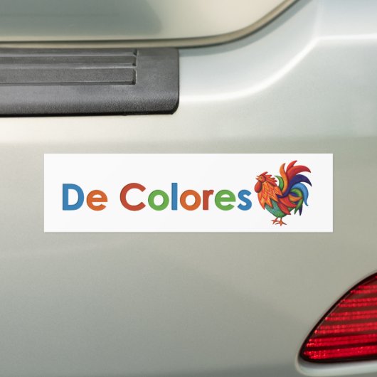Autoaufkleber De Colores Rooster Gallo (Auf Auto)