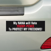 Autoaufkleber der ABSTIMMUNG TRUMP-PENCE (Auf Auto)