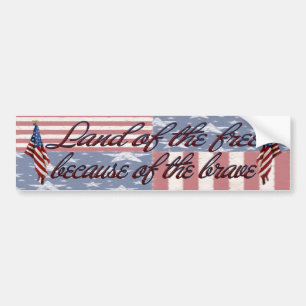 Autoaufkleber der amerikanischen Flagge