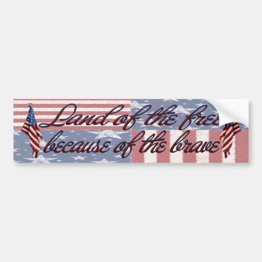 Autoaufkleber der amerikanischen Flagge (Vorne)