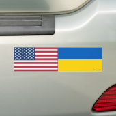Autoaufkleber der amerikanischen und ukrainischen (Auf Auto)