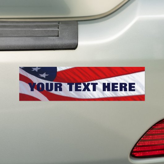 Autoaufkleber der amerikanischen Wave Flag (Auf Auto)