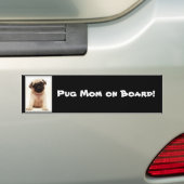 Autoaufkleber der Mopsmammas an Bord (Auf Auto)