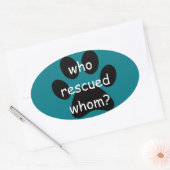 Autoaufkleber, der ovaler aufkleber (Umschlag)