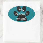 Autoaufkleber, der ovaler aufkleber (Tasche)