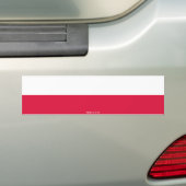 Autoaufkleber der polnischen Flagge (Auf Auto)