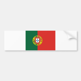 Autoaufkleber der portugiesischen Flagge